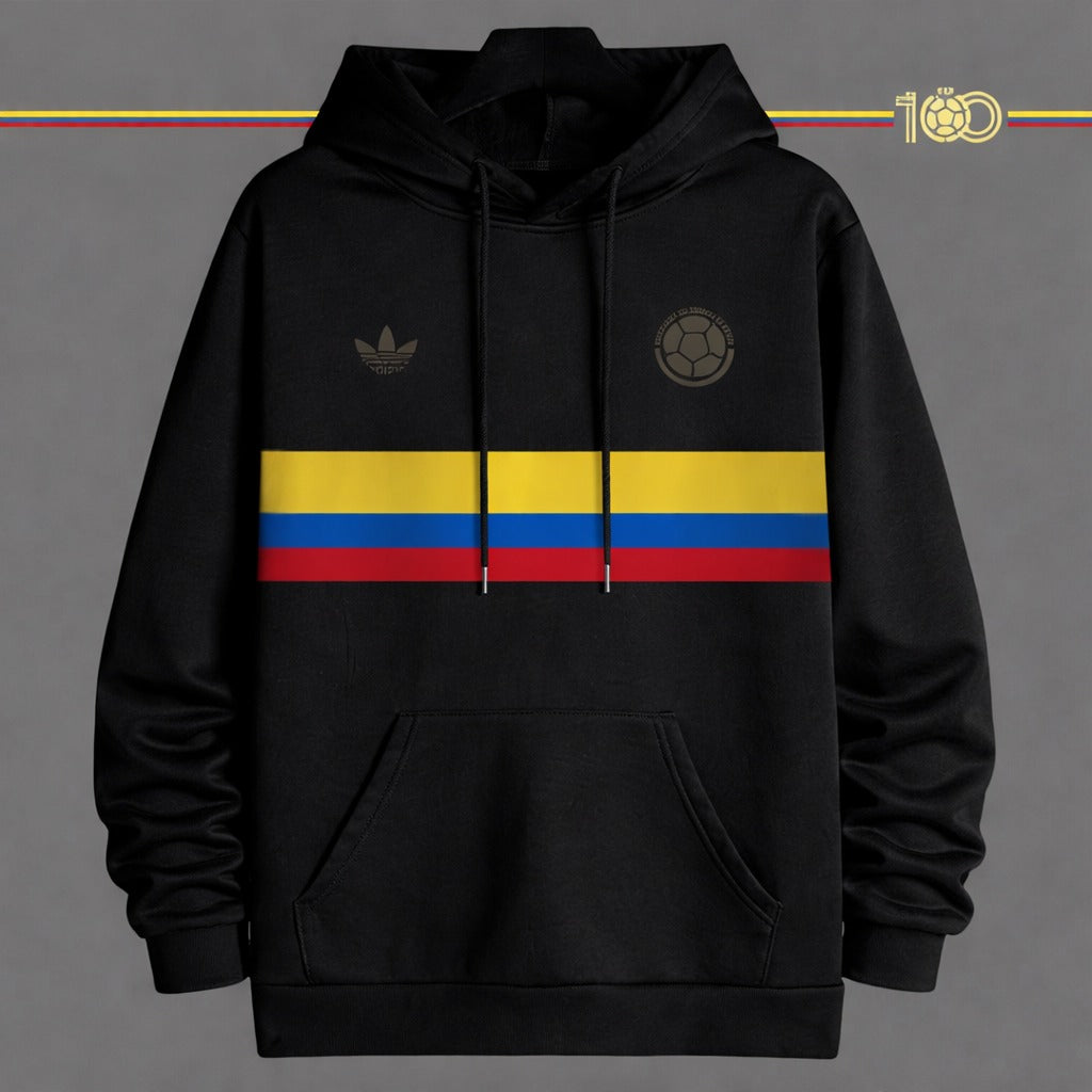 BUZO SELECCION COLOMBIA BLANCO Y NEGRO