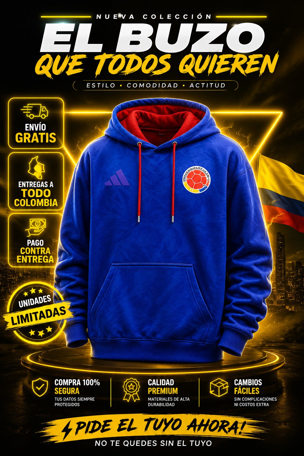 BUZO SELECCION COLOMBIA
